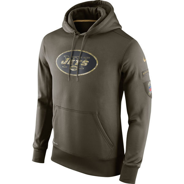 NFL New York Jets Green Salute To Service Hoodie
