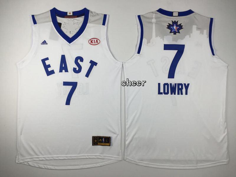 NBA Minnesota Timberwolves #7 lowry white All Star Jersey