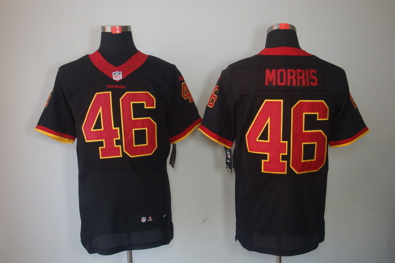 Nike NFL Washington Redskins #46 Morris Black New Jersey