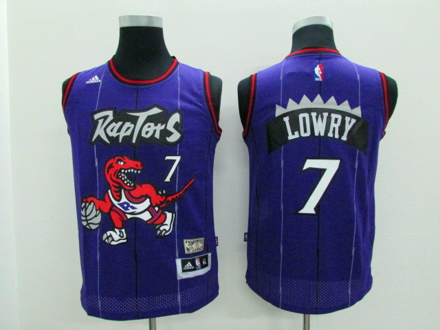 NBA Toronto Raptors #7 Lowry Purple Youth Jersey