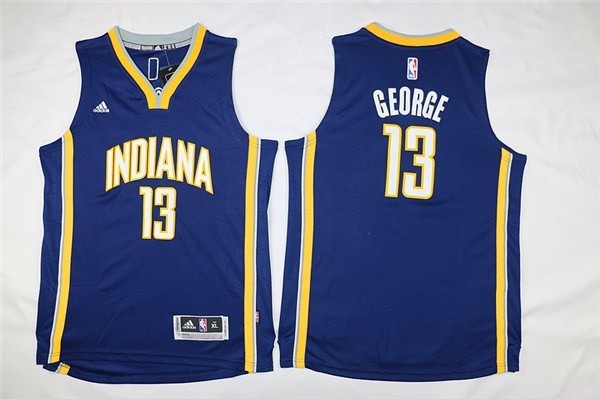 NBA Indiana Pacers #13 George Blue Kids Jersey