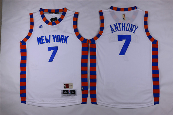 NBA New York Knicks #7 Anthony White Youth Jersey
