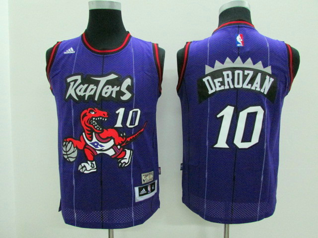 NBA Toronto Raptors #10 DeRozan Purple Youth Jersey