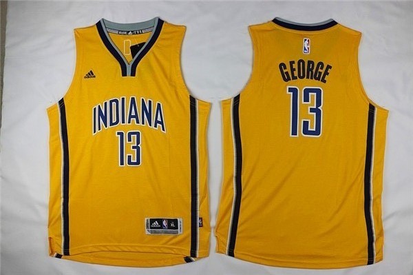NBA Indiana Pacers #13 George Yellow Kids Jersey