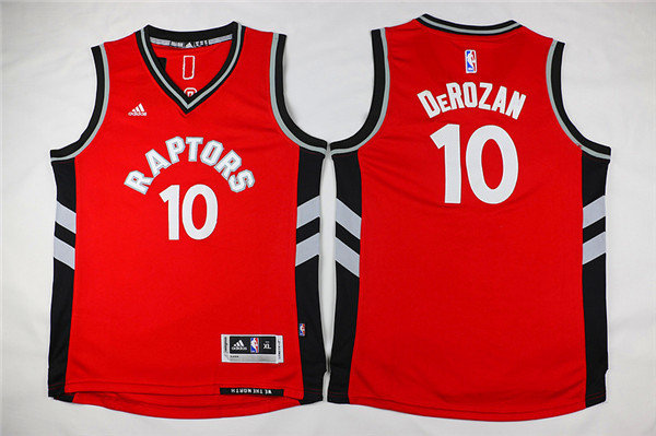 NBA Toronto Raptors #10 DeRozan Red Youth Jersey