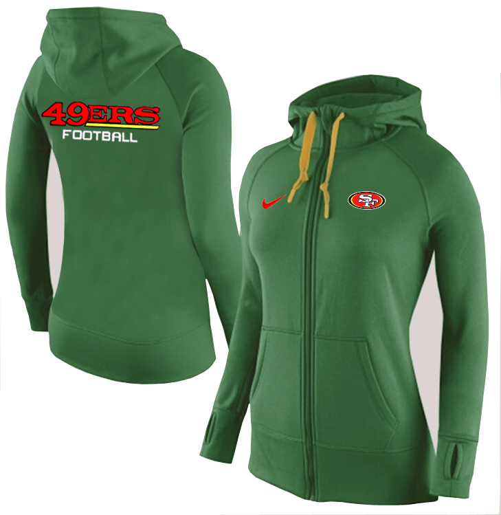 NFL San Francisco 49ers Green Women Hoodie