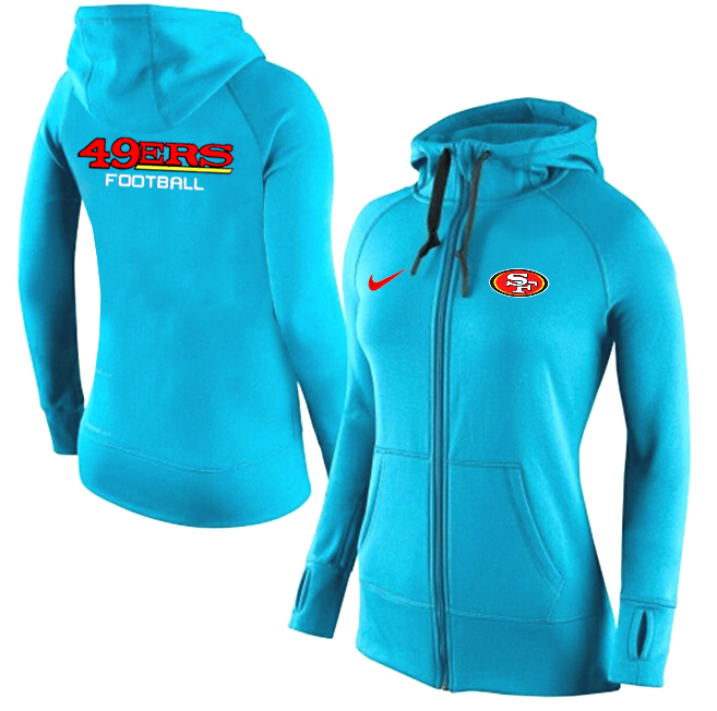 NFL San Francisco 49ers L.Blue Women Hoodie