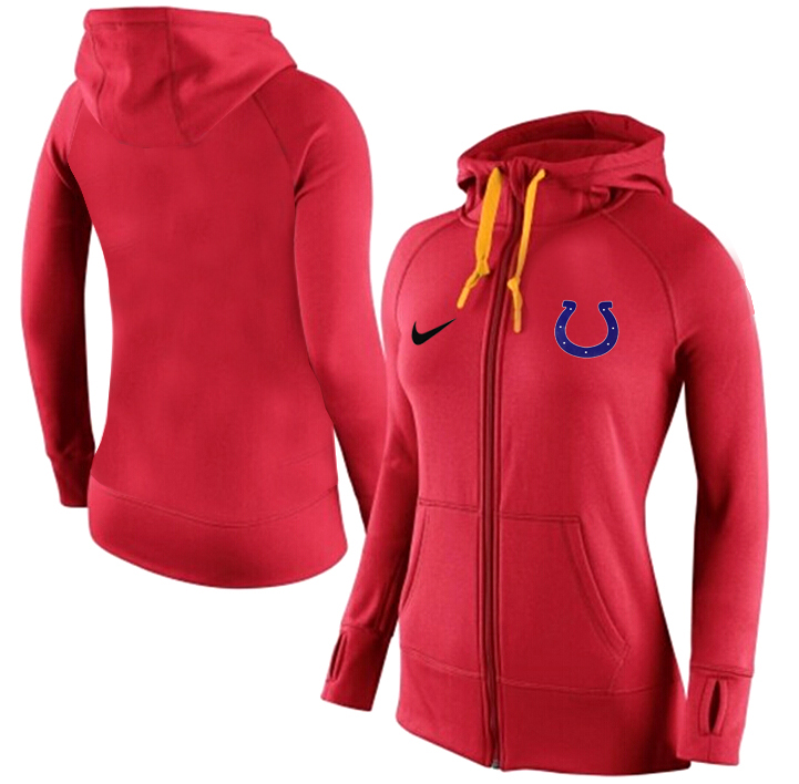 NFL Indianapolis Colts Red Women Hoodie
