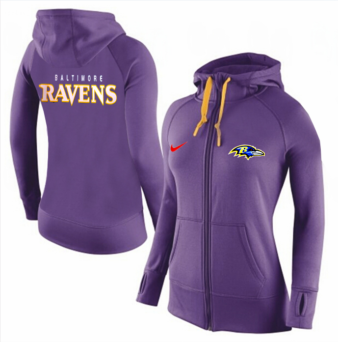 NFL Baltimore Raevns Purple Women Hoodie