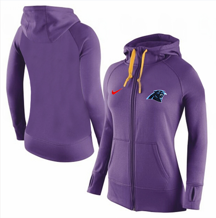 NFL Carolina Panthers Women Hoodie Purple