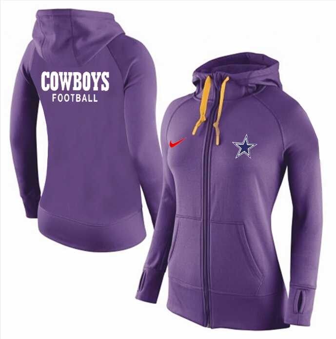 NFL Dallas Cowboys Women Hoodie Purple
