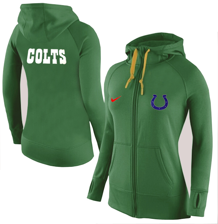 NFL Indianapolis Colts Women Green Hoodie