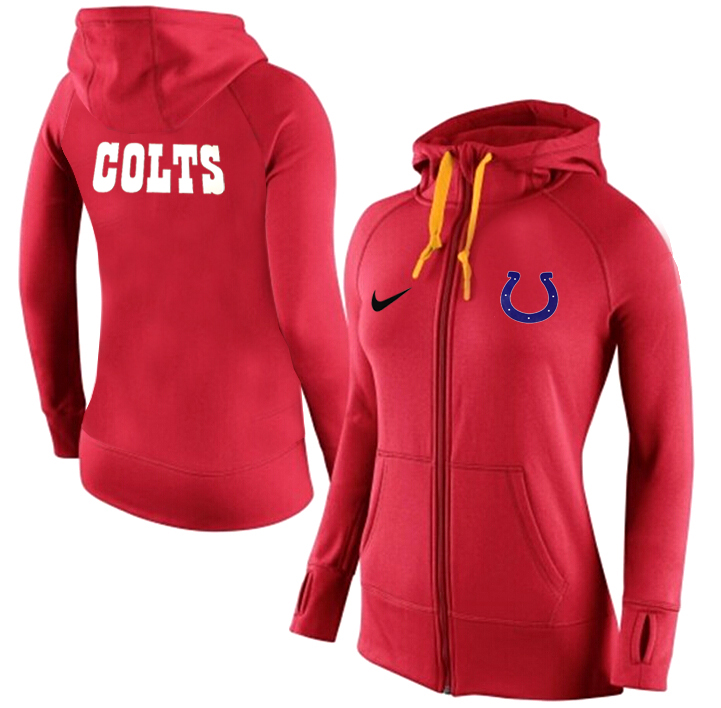 NFL Indianapolis Colts Women Red Hoodie