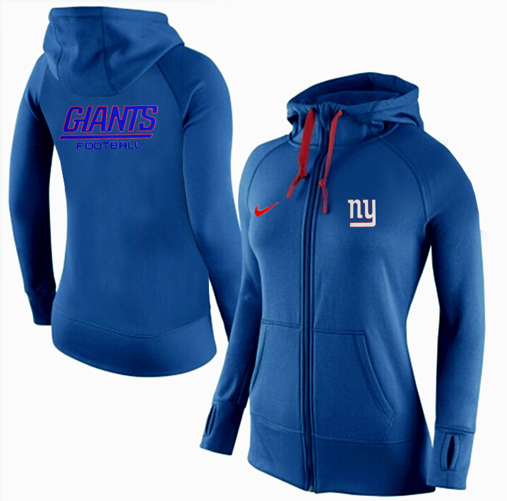 NFL New York Giants Blue Women Hoodie