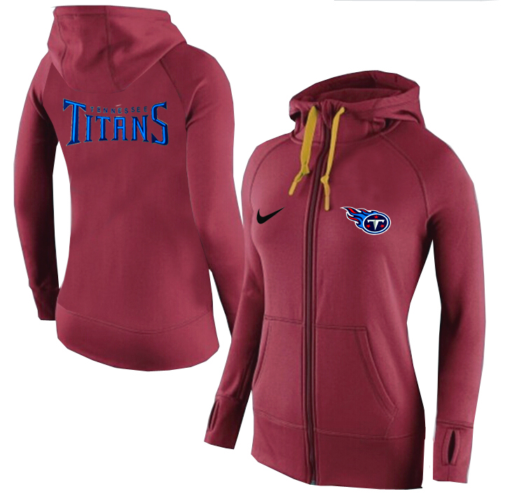 NFL Tennessee Titans D.Red Women Hoodie
