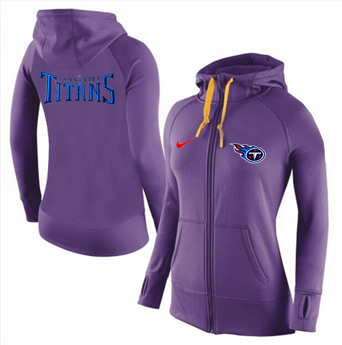 NFL Tennessee Titans Purple Women Hoodie