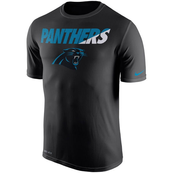 NFL Carolina Panthers Black Color T-Shirt