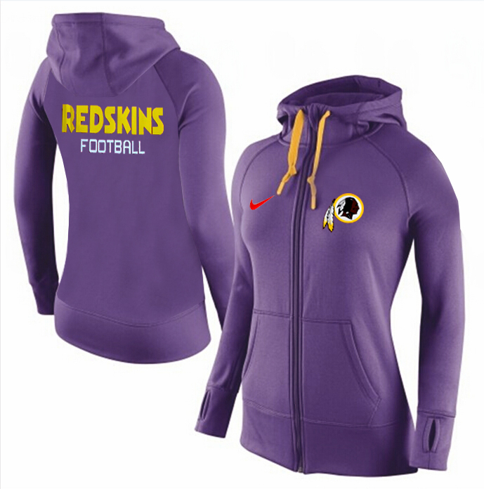 NFL Washington Redskins Women Hoodie Purple