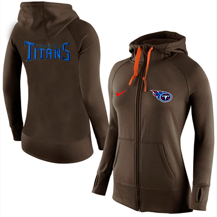 NFL Tennessee Titans Brown Women Hoodie