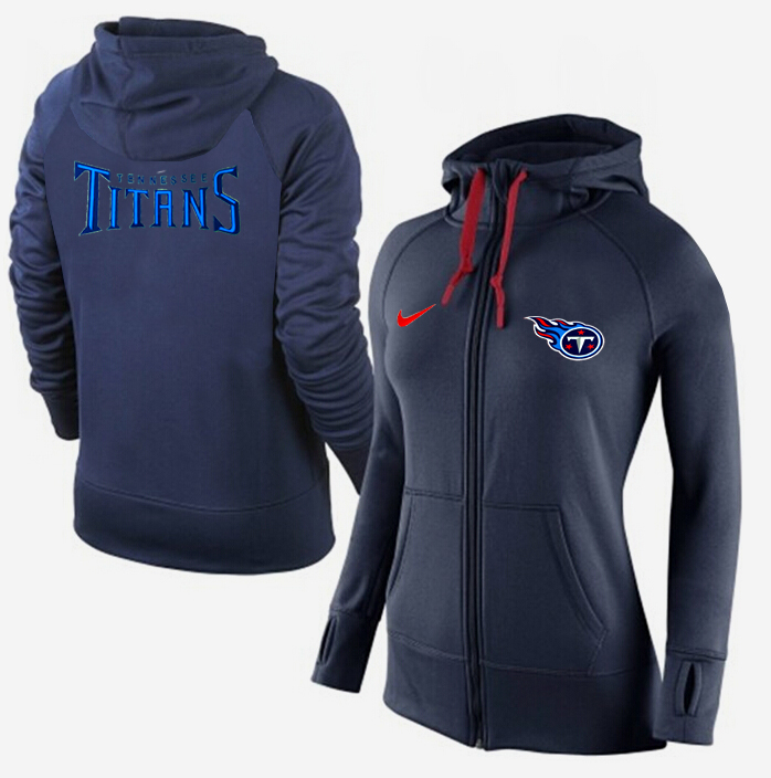 NFL Tennessee Titans D.Blue Women Hoodie