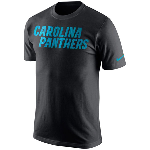 NFL Carolina Panthers Black Short-Sleeve T-Shirt