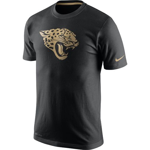 NFL Jacksonville Jaguars Black Gold Logo T-Shirt