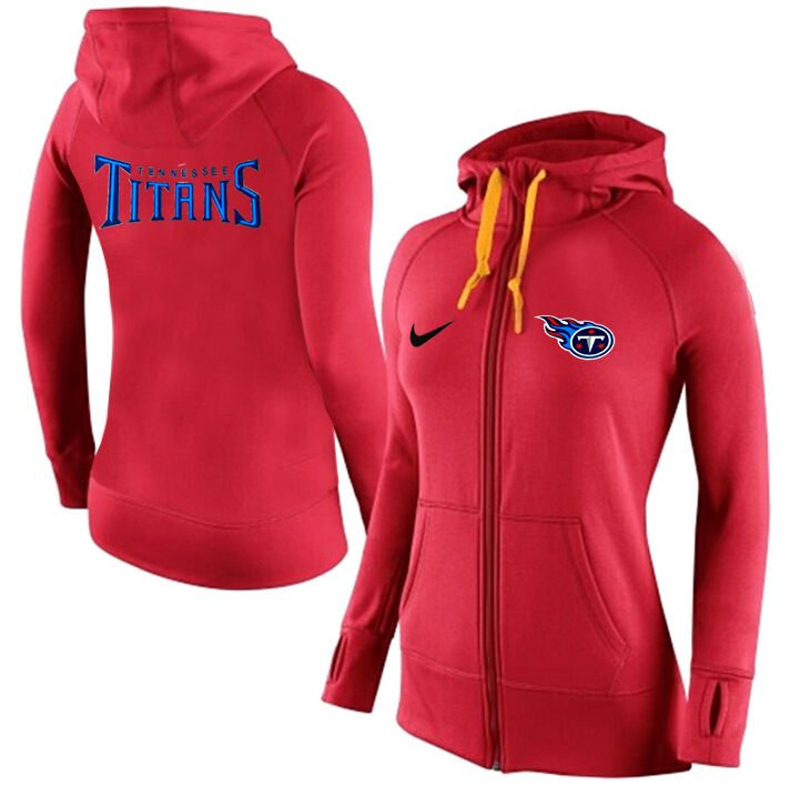 NFL Tennessee Titans Red Women Hoodie