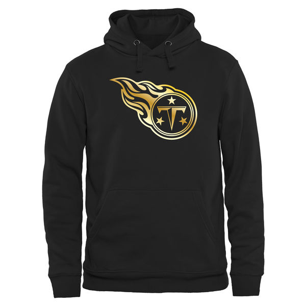 NFL Tennessee Titans Black Gold Logo Hoodie