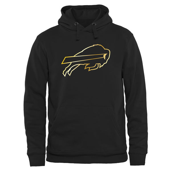 NFL Buffalo Bills Black Gold Logo Hoodie