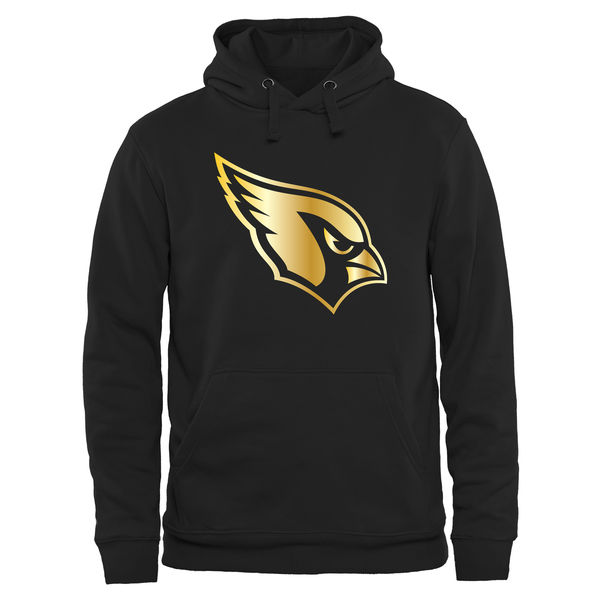NFL Arizona Cardinals Black Gold Logo Hoodie
