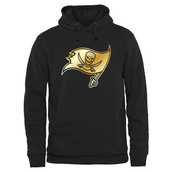 NFL Tampa Bay Buccaneers Black Gold Logo Hoodie
