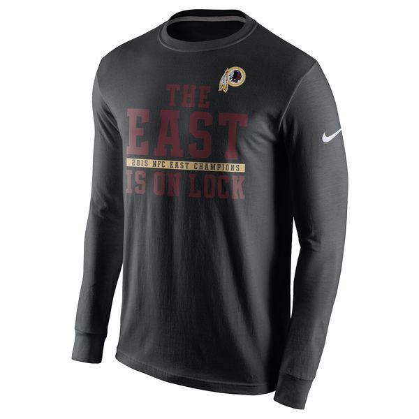 NFL Washington Redskins Black Long-Sleeve T-Shirt