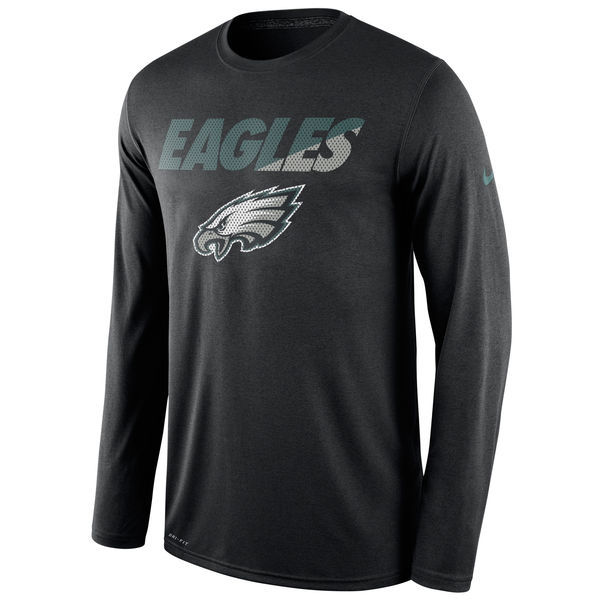 NFL Philadelphia Eagles Black Long-Sleeve T-Shirt