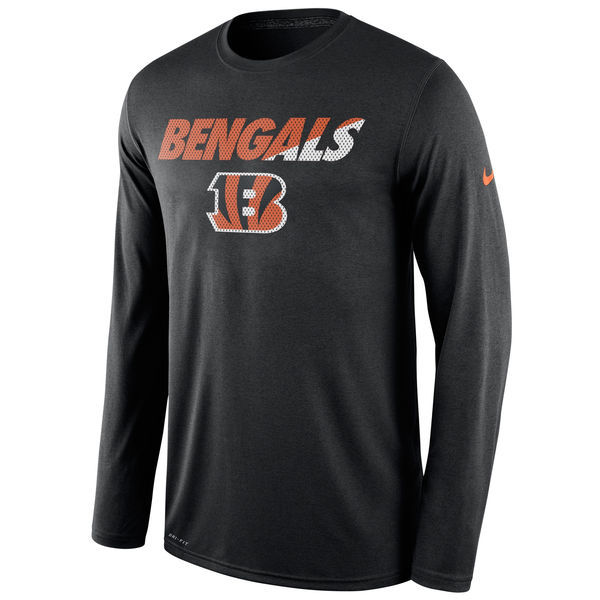 NFL Cincinnati Bengals Black Long-Sleeve T-Shirt