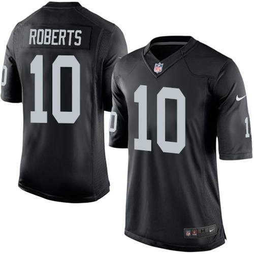 Nike NFL Home Oakland Raiders #10 Seth Roberts Elite Jersey