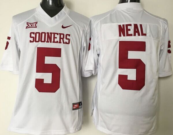 NCAA Oklahoma Sooners #5 Neal White 2016 Jersey