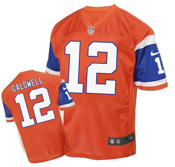 NFL Denver Broncos #12 Caldwell Orange New Jersey