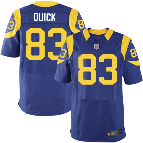 NFL Los Angeles Rams #83 Quick Blue Elite New Jersey