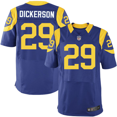 NFL Los Angeles Rams #29 Dickerson Blue Elite New Jersey