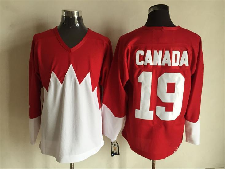NHL Canada Team #19 Red Hockey Jersey
