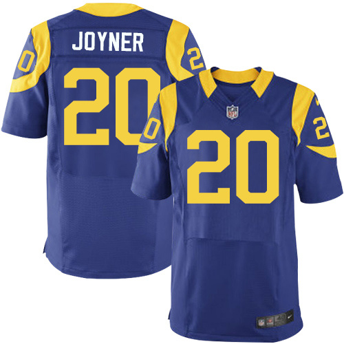 NFL Los Angeles Rams #20 Joyner Blue Elite New Jersey