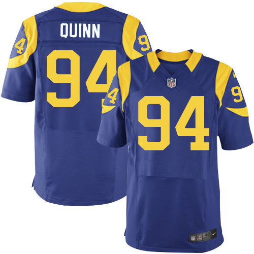 NFL Los Angeles Rams #94 Quinn Blue Elite New Jersey