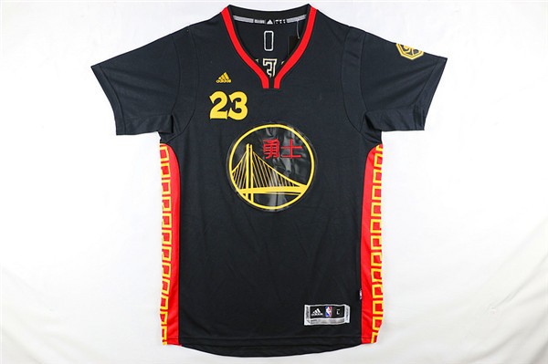 NBA Golden State Warriors #23 Green Chinese Stitched Monkey Year Jersey