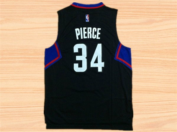2015 NBA Los Angeles Clippers #34 Pierce Black Jersey
