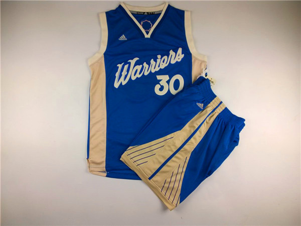 NBA Golden State Warriors #30 Curry 15-16 Christmas Jersey Shorts
