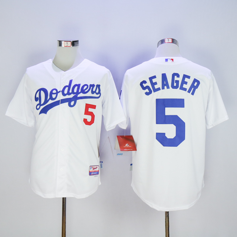 MLB Los Angeles Dodgers #5 Seager White New Jersey