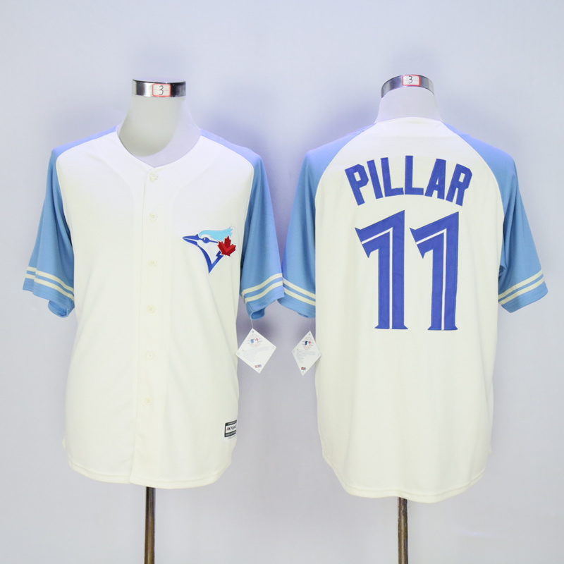 MLB Toronto Blue Jays #11 Pillar White Jersey