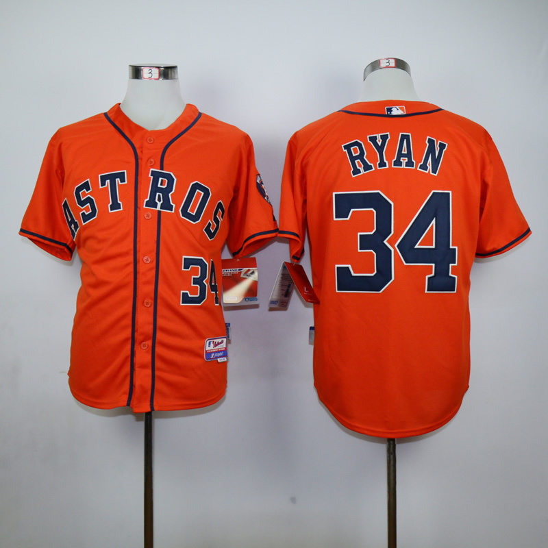 MLB Houston Astros #34 Ryan Red New Jersey