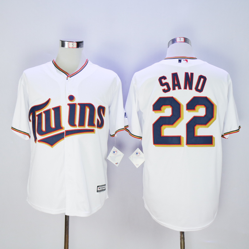 MLB Minnesota Twins #22 Sano White Jersey