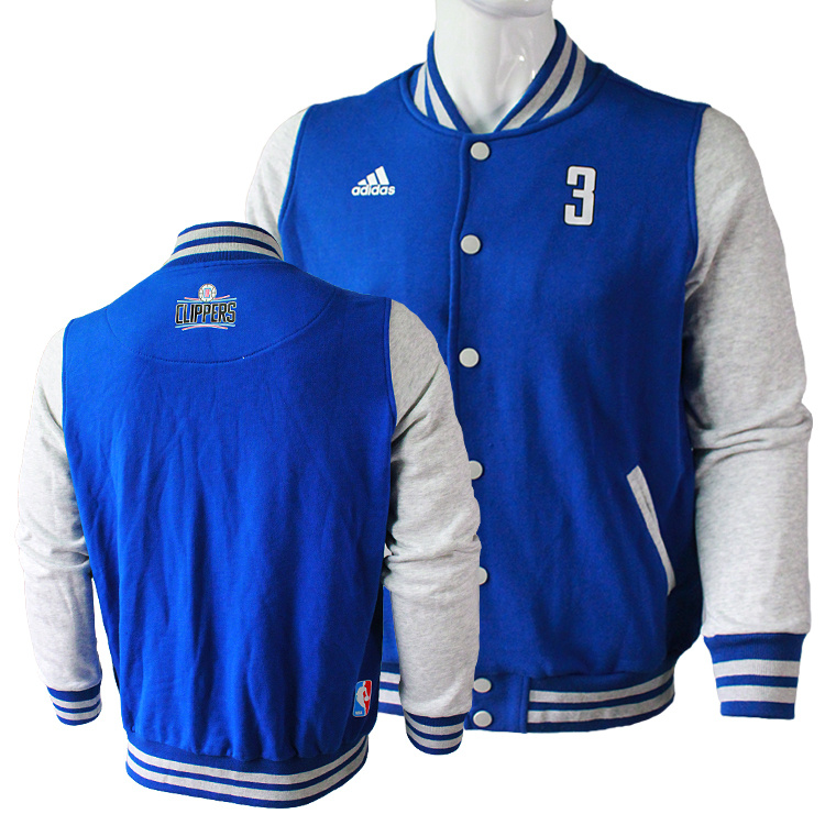 NBA Los Angeles Clippers #3 Paul Blue Jacket